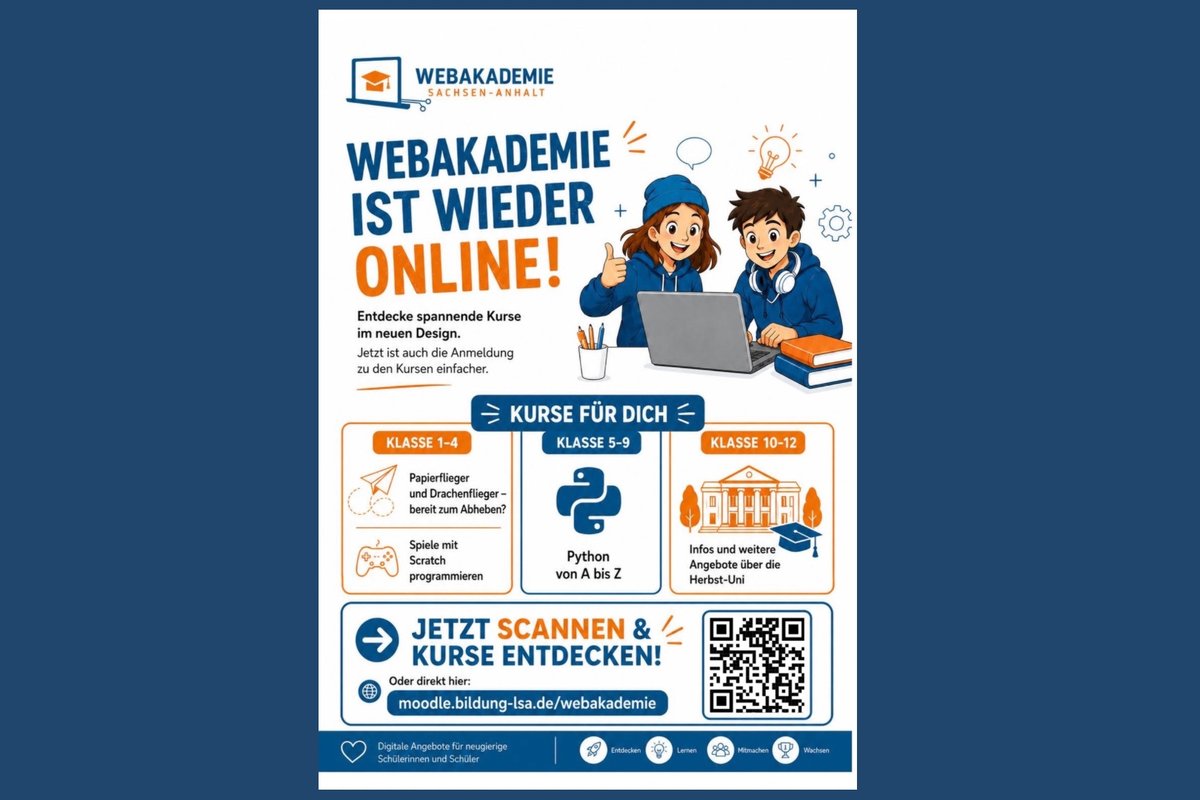 Titelbild für Beitrag: Die Webakademie ist wieder online
