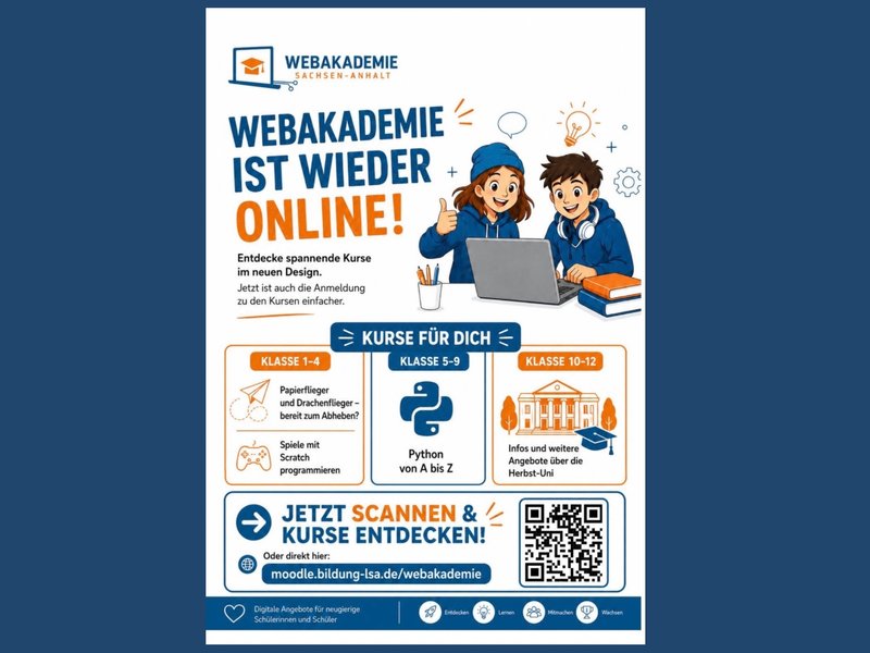 Titelbild für Beitrag: Die Webakademie ist wieder online