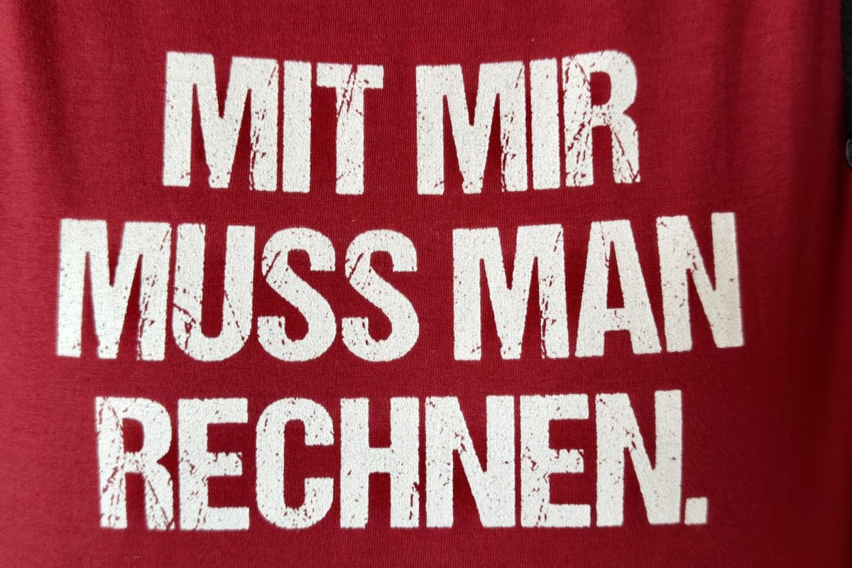 Titelbild für Beitrag: Mit mir muss man rechnen
