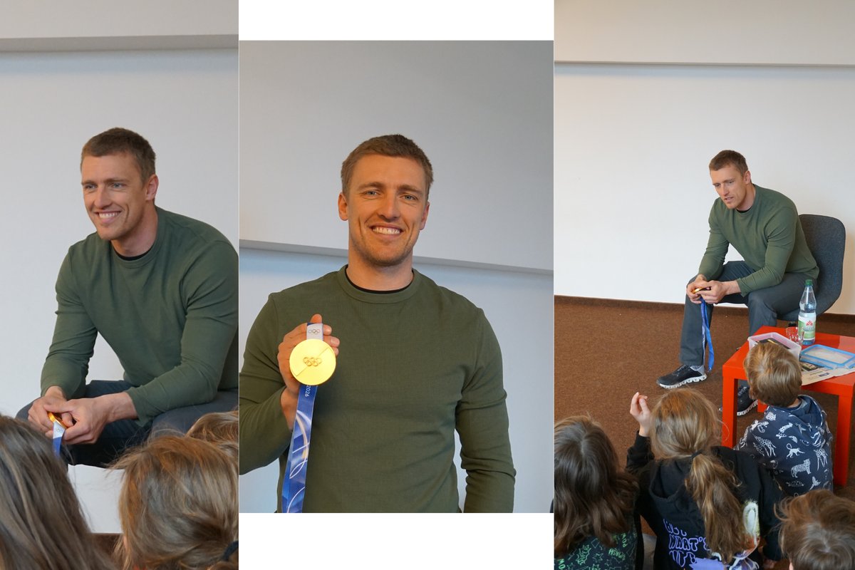 Titelbild für Beitrag: Olympiasieger zu Besuch an der Sankt Franziskus-Grundschule