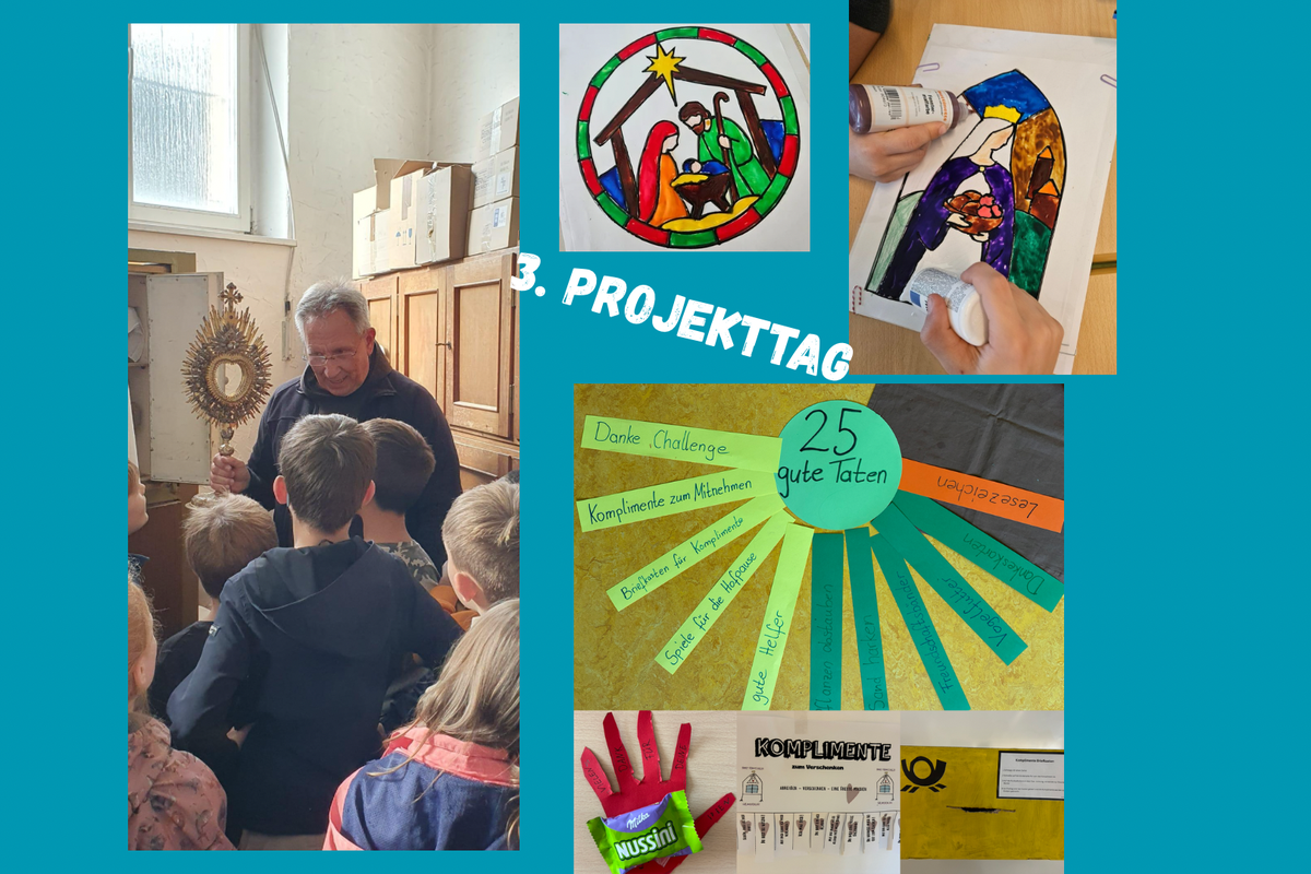Titelbild für Beitrag: 3. Projekttag - Geschichte, Fensterbilder, 25 Taten